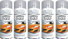 5 x Auto Extreme Clear Lacquer