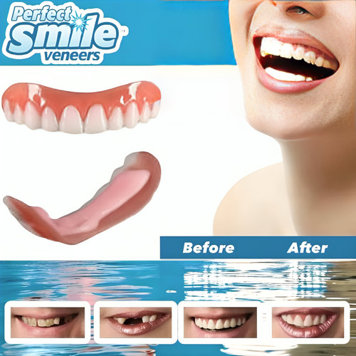 Snap false teeth upper - snap, &