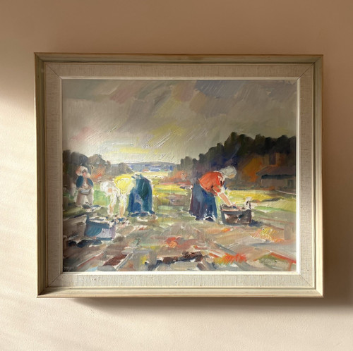 Vintage impressionist original - vintage,