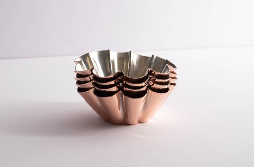 Copper tartlet molds - tartlet,