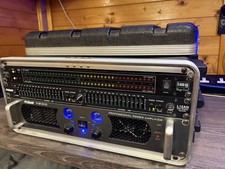 Full PA system ProSound 1000W Amplifier and 2x Carlsbro 400W Speakers with cable