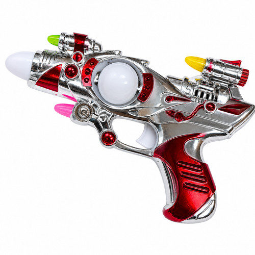 Red flashing space - flashing, gun