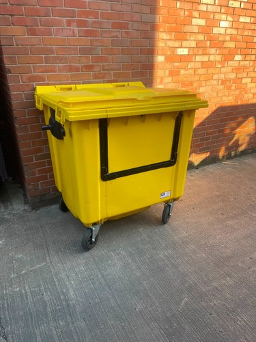 1100 litre drop - front, lockable