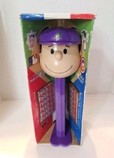 Giant Charlie Brown Pez Dispenser Musical AZ Diamondbacks Baseball Peanuts 12"