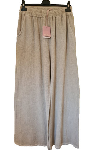Italian washed linen trousers - italian,