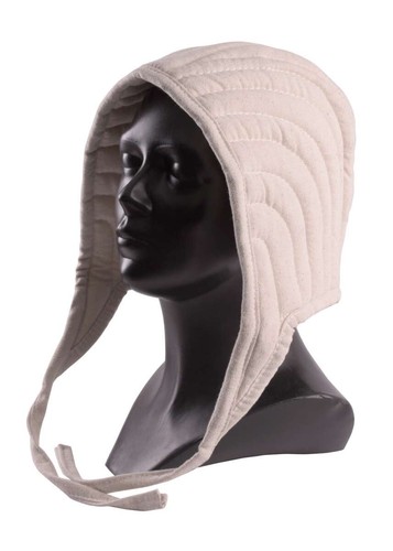 White padded cotton arming - arming, cap