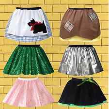 Girls Wizard Of OZ skirt Fancy Dress Costume Dorothy Witch Tinman