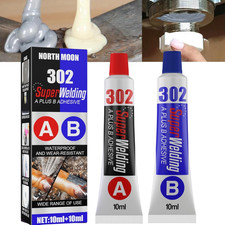 Strong AB Liquid Metal Weld Paste - All Purpose Repair Glue, Industrial Heat
