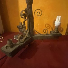 Vintage Wrought Iron Scroll &