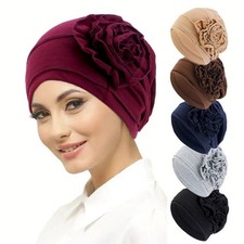 Cotton Elastic Beanie Turban