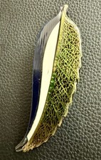 Vintage Lea Stein Leaf Brooch