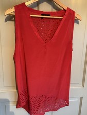 Kooples Sleeveless Silk Top