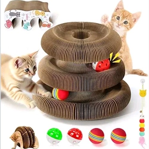 Foldable cat scratcher board - foldable,