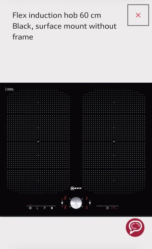 Used neff t51t55x2 60cm four - t51t55x2,