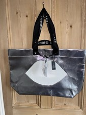 Lulu Guinness Silver Lip Large