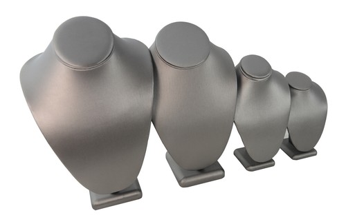 Steel grey leatherette - grey,