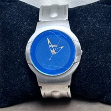 Storm Expo Vintage Watch Blue Face Stainless Steel Case Japanese Movement (M)