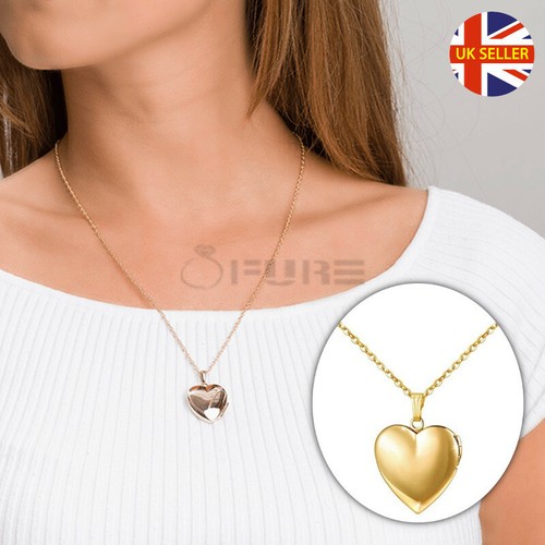 Women puffed heart locket - women,