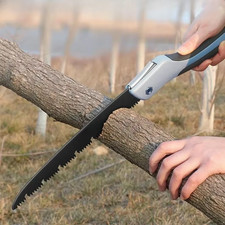 Folding Saw Woodworking Hacksaw Heavy Duty Sharp Tree Chopper Garden Outdoor