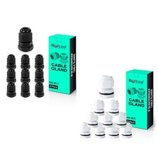 Boltza® Nylon Conduit Cable Glands IP68 Waterproof – M12 to M30 – Black or White