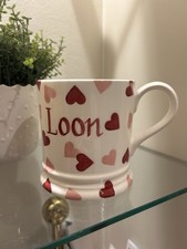 Emma Bridgewater Personalised hearts large mug with wording Loon rrp £36 