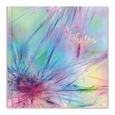  Abstract Pastel Colour Design Photo Album Holds 200 Family 4" x 6" Photographs