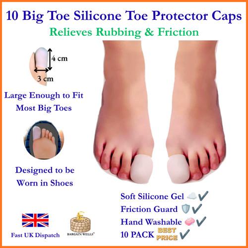 Big toe silicone protector - big,