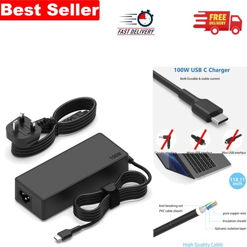 100w usb power adapter - usb-c,