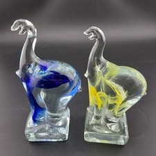 Pair RARE Vintage Murano Glass