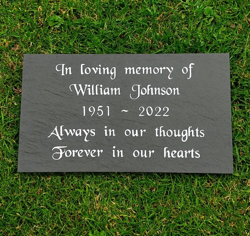 Personalised engraved slate - engraved,