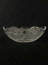 Waterford Crystal 1050296 Seahorse 12.5" Scalloped Edge Boat Bowl