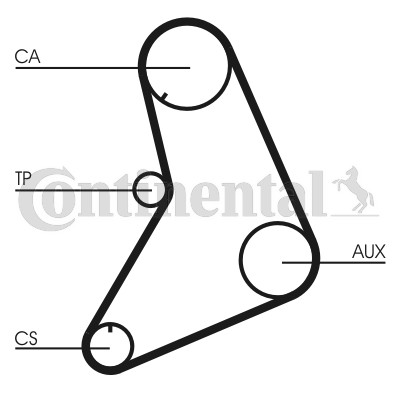 Timing belt for - for, ford
