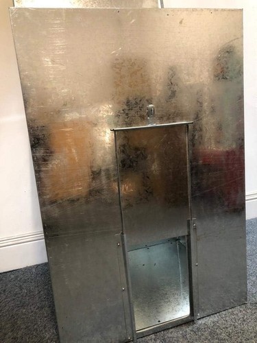Galvanised steel coal bunker - coal,