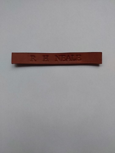 Usaaf leather name tag - leather,