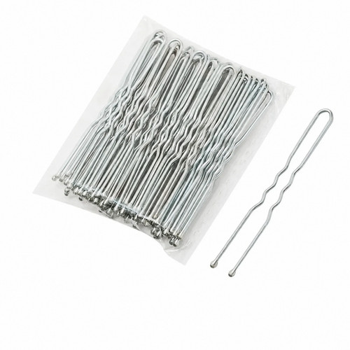 Waved hair pins 100pcs - hair, 50/100pcs
