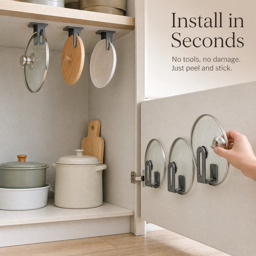 Wall mount lid - mount, for