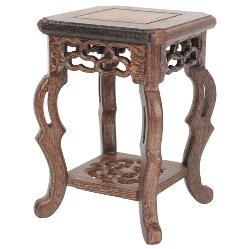 1pc solid wooden - flower, pot
