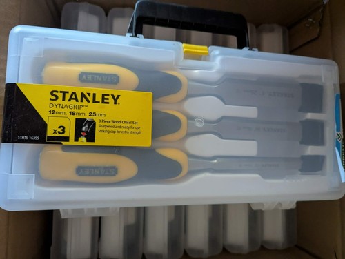 Stanley dynagrip chisel set - stanley,