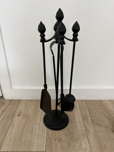 Vintage cast iron fireplace - vintage,