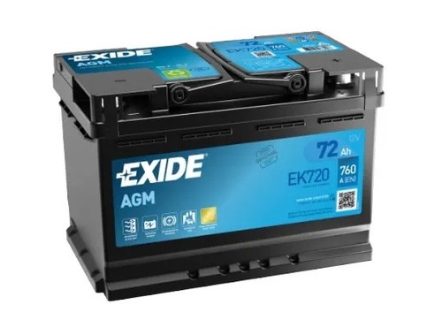Exide ek720 start stop - exide, agm