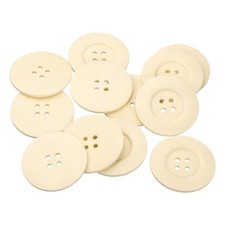20Pcs Large Wooden Buttons