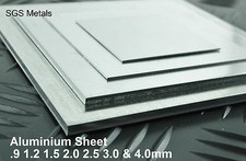 ALUMINIUM SHEET Metal Plate Guillotine Cut - 25 off the shelf sizes 