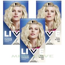 3 x Schwarzkopf LIVE Permanent