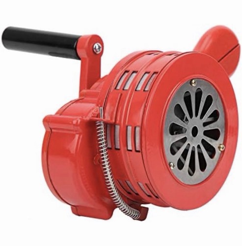 Hand crank emergency siren - crank,