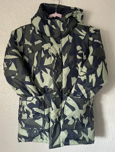 Aigle kids camo puffer coat - aigle,