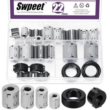 22 Pcs 6Sizes Grey Clip-on