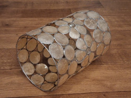 Vintage capiz shell - vintage, shade
