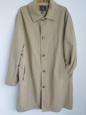 H&M Mens Trench Coat Mac Camel