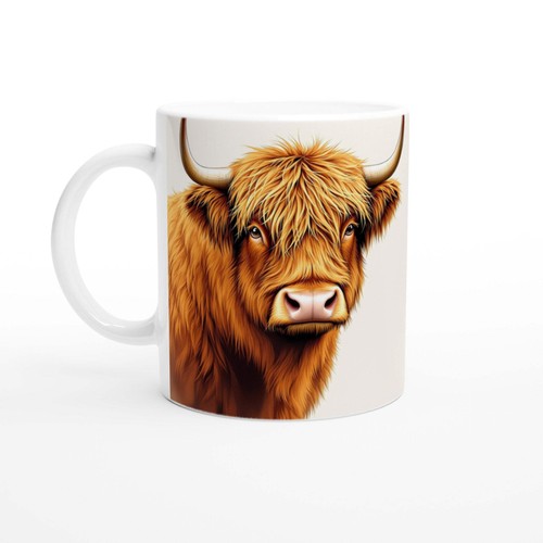 Highland cattle portrait - cattle,