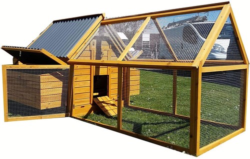 Large chicken coop - run, hen